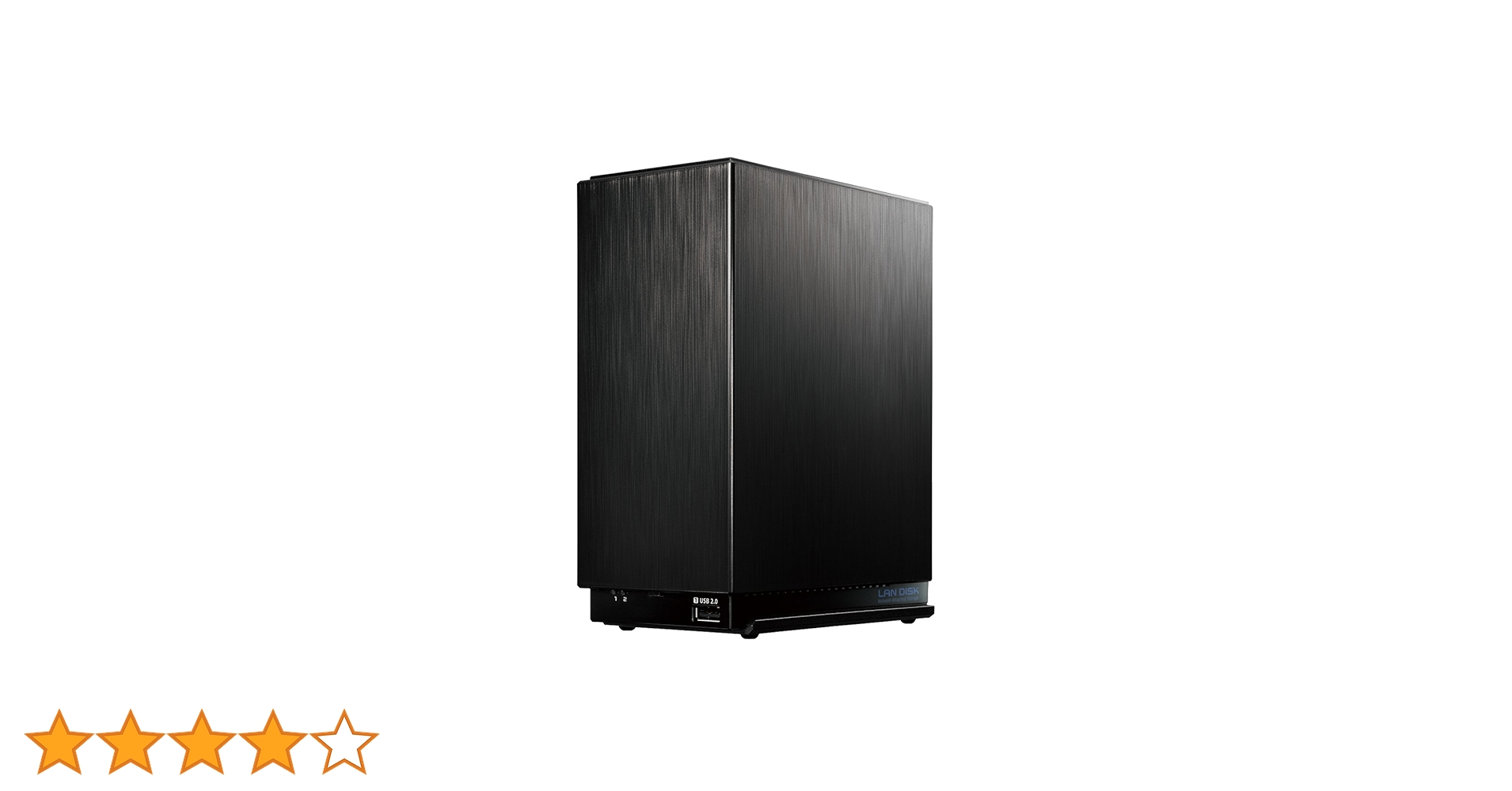 【美品】4TB I-O DATA製 NAS HDL2-AA4W【送料無料】 HDL2-AA4W(ブラック) ネットワークHDD 4TB［有線LAN／USB3.0
